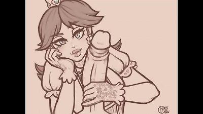 queen Daisy masturbates Off A big Cock!