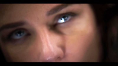 insatiable Vampire lesbo - buxomy Latina babe Titsucking redhead During intense Gothic intercourse