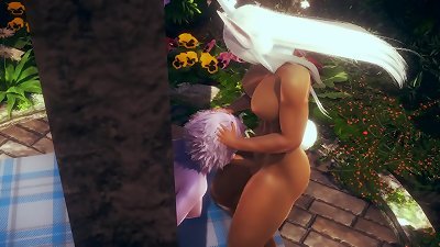 My Hero Academia hentai - Mina Ashido oral pleasure and nailed through a wall by Usagiyama futanari  - manga porn anime porn chinese japanese lezzie Futa Game porn