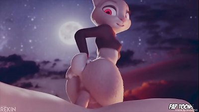 big ass Judy Hopps Gets Her donk drilled By giant prick | 3-dimensional pornography cartoon