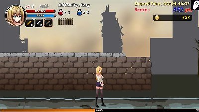 Virus Z | lady with flawless assets likes pummeling zombies with firm schlongs | hentai Games Gameplay